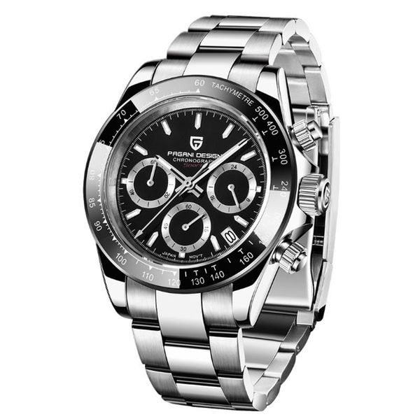 wristwatches 40mm pagani chronograph men's mechanical watch sapphire crystal stainless steel case quartz mens a626, Slivery;brown
wristwatches 40mm pagani chronograph men's mechanical watch sapphire crystal stainless steel case quartz mens a626, Slivery;brown