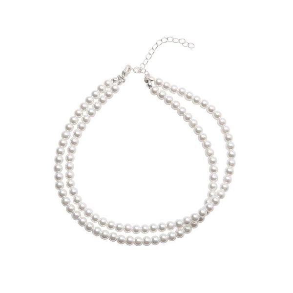 double layer simulated pearl choker necklace women neckless collier, fashion elegant chocker necklaces collares femme jewelry chokers, Golden;silver
double layer simulated pearl choker necklace women neckless collier, fashion elegant chocker necklaces collares femme jewelry chokers, Golden;silver