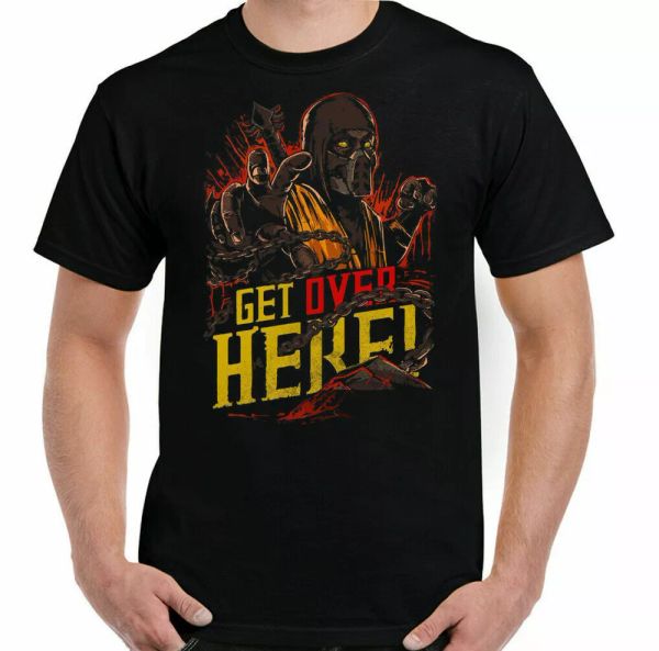 mortal kombat t-shirt, mens scorpion martial arts mma video game ps4 xbox tee, White;black
mortal kombat t-shirt, mens scorpion martial arts mma video game ps4 xbox tee, White;black
