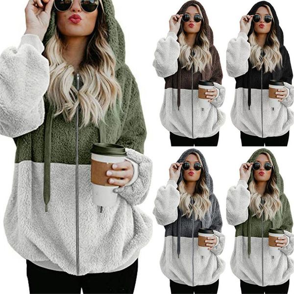 women's hoodies & sweatshirts oversized sweatshirt women winter warm zipper hooded harajuku outwear coat long sleeve mujer streetwear f, Black
women's hoodies & sweatshirts oversized sweatshirt women winter warm zipper hooded harajuku outwear coat long sleeve mujer streetwear f, Black