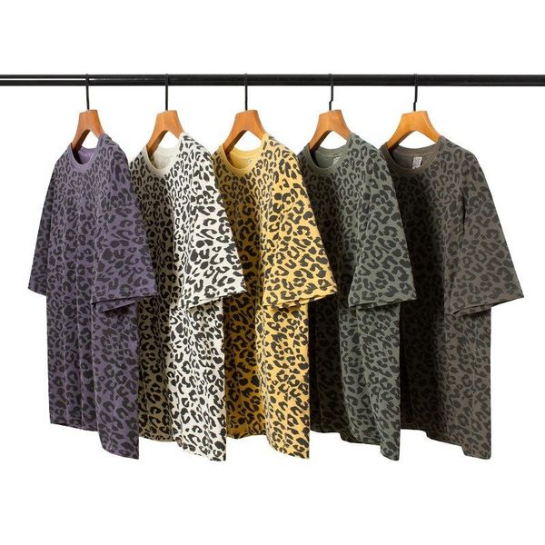 men's t-shirts summer leopard printed tshirts men hip hop short sleeve o-neck collar loose vintage retro fashion oversize tees outwear, White;black
men's t-shirts summer leopard printed tshirts men hip hop short sleeve o-neck collar loose vintage retro fashion oversize tees outwear, White;black