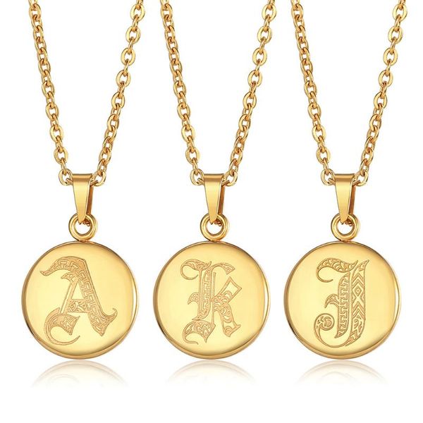 pendant necklaces gold filled stainless steel 26 letters necklace for women men a-z initial rolo cable chain wedding valentine's day gi, Silver
pendant necklaces gold filled stainless steel 26 letters necklace for women men a-z initial rolo cable chain wedding valentine's day gi, Silver
