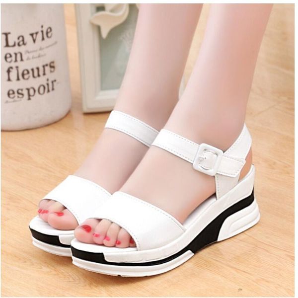 wedge sandals for women white black mix color leather summer shoes woman casual platform ankle strap sandalias
wedge sandals for women white black mix color leather summer shoes woman casual platform ankle strap sandalias