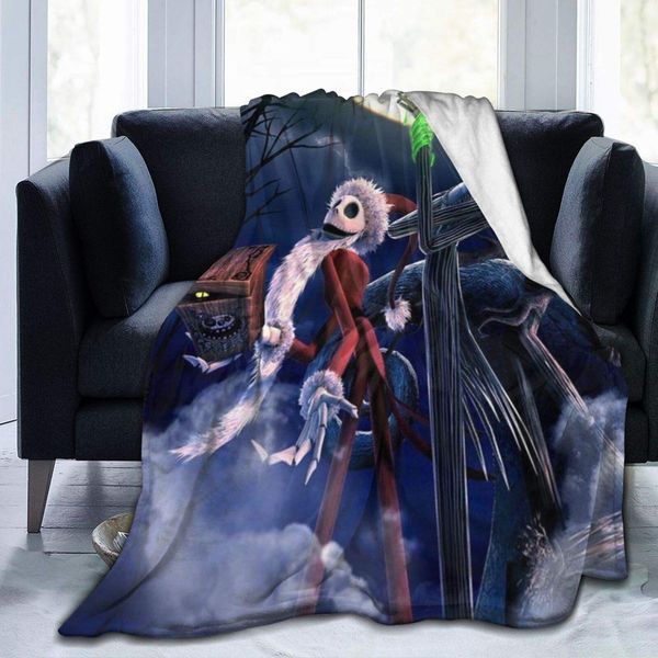 the nightmare before christmas the halloween blanket is made of anti-pilling flannel for more comfort and warmth,60"x50"
the nightmare before christmas the halloween blanket is made of anti-pilling flannel for more comfort and warmth,60"x50"
