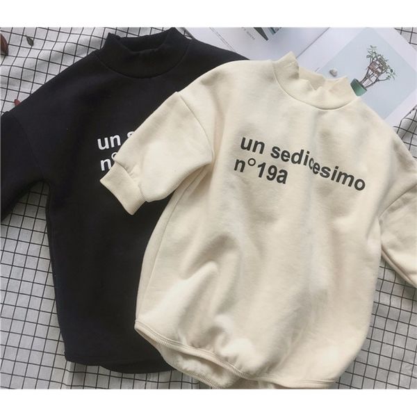 girls' sweater long letter coat plus velvet thick warm winter autumn baby kids children's clothing 3-7years old 210625, Red;yellow
girls' sweater long letter coat plus velvet thick warm winter autumn baby kids children's clothing 3-7years old 210625, Red;yellow