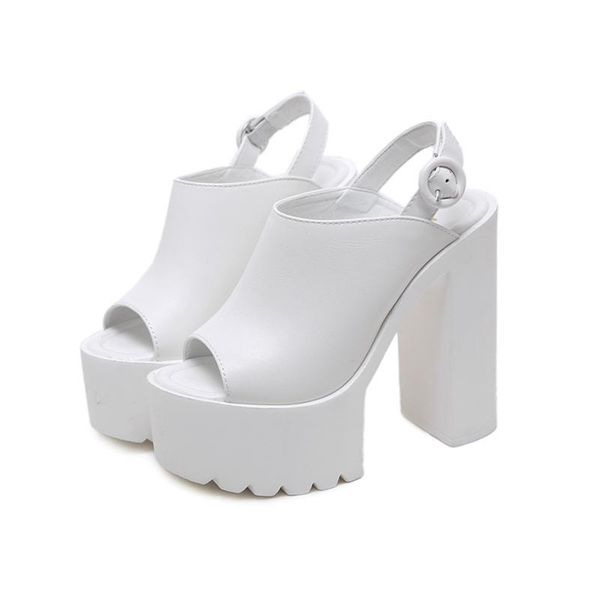 white heels 14cm heel gladiator sandals women platform summer ladies shoes and punk sandal, Black
white heels 14cm heel gladiator sandals women platform summer ladies shoes and punk sandal, Black