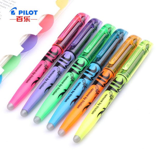 highlighters pilot 6 pcs/batch erasable highlighter pen set sw-fl soft light does not hurt the eyes writing smoothly, Black;red
highlighters pilot 6 pcs/batch erasable highlighter pen set sw-fl soft light does not hurt the eyes writing smoothly, Black;red