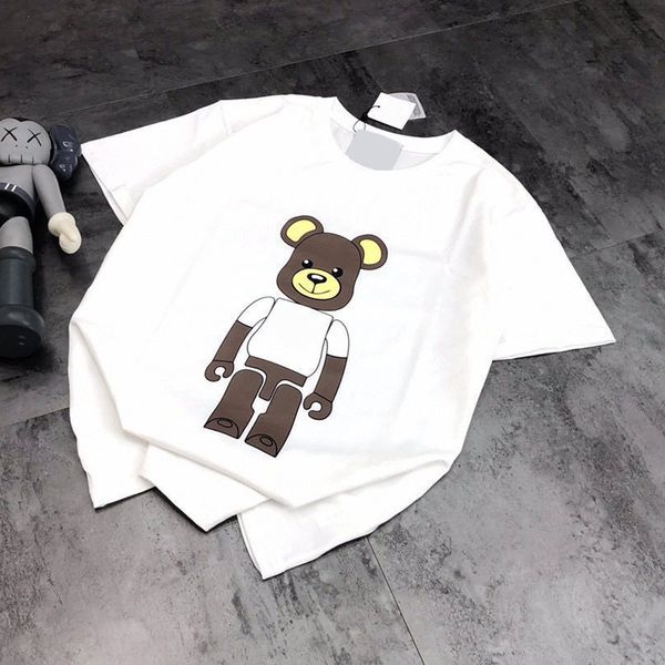 design clothing trendy versatile t-shirt couple doll print men's and women's same basic korean cartoon half sleeve qingdao, White
design clothing trendy versatile t-shirt couple doll print men's and women's same basic korean cartoon half sleeve qingdao, White