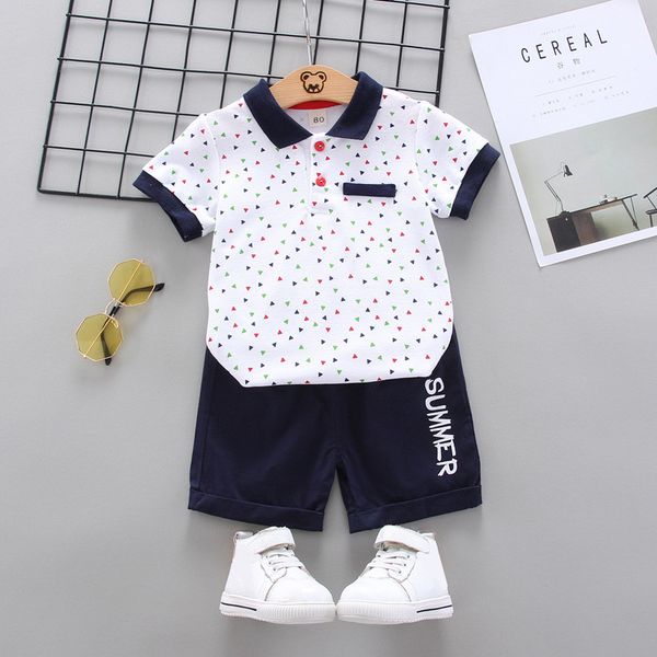 2021 summer boy clothing baby boy sets children lapel t-shirt + shorts 2 pieces kids suits clothes, White
2021 summer boy clothing baby boy sets children lapel t-shirt + shorts 2 pieces kids suits clothes, White