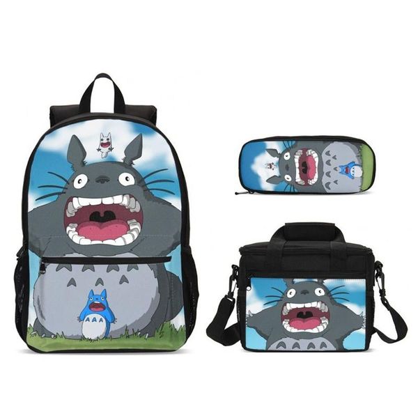 backpack 2021 3pc totoro print school bags set with food cute children kids student for teenage girls book
backpack 2021 3pc totoro print school bags set with food cute children kids student for teenage girls book