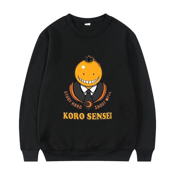 men's hoodies & sweatshirts anime assassination classroom korosensei sweatshirt men women casual loose pullovers cartoon graphics print, Black
men's hoodies & sweatshirts anime assassination classroom korosensei sweatshirt men women casual loose pullovers cartoon graphics print, Black