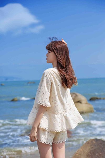 women's two piece pants zawfl summer party with lace, crew neck and shorts, suit, 2-piece set, set, White
women's two piece pants zawfl summer party with lace, crew neck and shorts, suit, 2-piece set, set, White