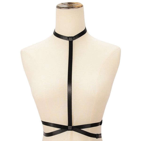 2017 fashion hollow harness fun strap elastic band bra women, Black;white
2017 fashion hollow harness fun strap elastic band bra women, Black;white