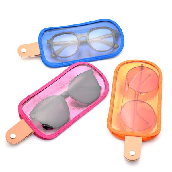 fashion transparent sunglasses cases bag personality solid color portable glasses storage case 211529
fashion transparent sunglasses cases bag personality solid color portable glasses storage case 211529
