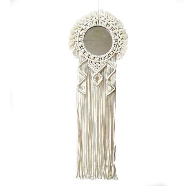 mirrors bohemian macrame wall hanging decorative mirror handmade woven mandala tapestry for home living room decor
mirrors bohemian macrame wall hanging decorative mirror handmade woven mandala tapestry for home living room decor