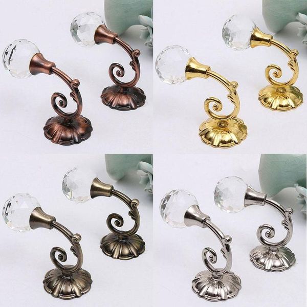 hooks & rails 2 pieces large metal crystal glass curtain holdback holder decoration rods hanger wall back tie accessories x4h7
hooks & rails 2 pieces large metal crystal glass curtain holdback holder decoration rods hanger wall back tie accessories x4h7