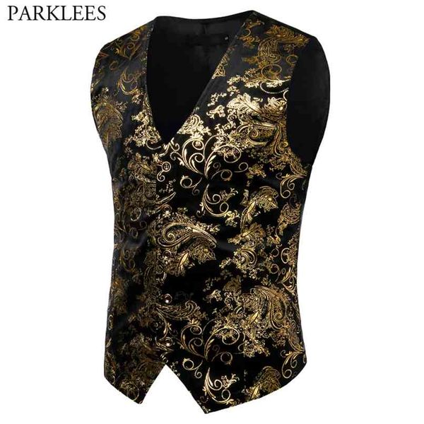 mens gold metallic paisley printed steampunk vest single breasted v neck wedding waistcoat men tuxedo aristocrat vests gilet 2xl 210923, Black;white
mens gold metallic paisley printed steampunk vest single breasted v neck wedding waistcoat men tuxedo aristocrat vests gilet 2xl 210923, Black;white