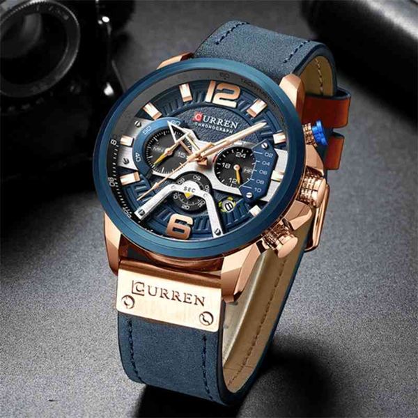 curren 8329 sport watch men luxury watch chronograph men watches leather quartz clock men's fashion relojes dropshipping 210329, Slivery;brown
curren 8329 sport watch men luxury watch chronograph men watches leather quartz clock men's fashion relojes dropshipping 210329, Slivery;brown