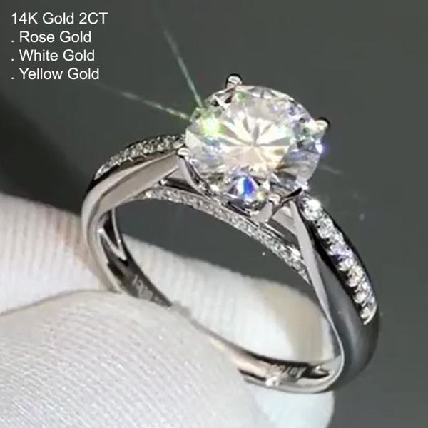 cluster rings 14k white gold 2 moissanite diamond ring women round crown classic wedding party engagement anniversary ct d color, Golden;silver
cluster rings 14k white gold 2 moissanite diamond ring women round crown classic wedding party engagement anniversary ct d color, Golden;silver