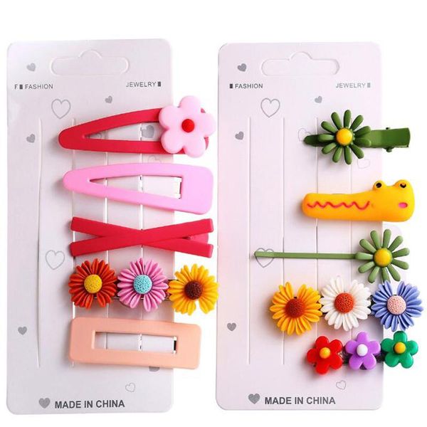 10pcs colorful daisy flower hairpins barrettes for baby children lovely animal hair clips duckbill bb styling accessories, Slivery;white
10pcs colorful daisy flower hairpins barrettes for baby children lovely animal hair clips duckbill bb styling accessories, Slivery;white