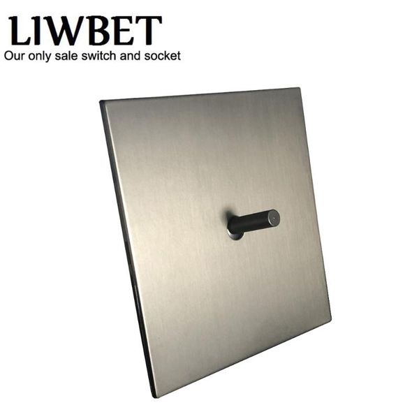 smart home control liwbet gray color wall switch and stainless steel panel 1 gang / 2 3 4 way light with copper toggle
smart home control liwbet gray color wall switch and stainless steel panel 1 gang / 2 3 4 way light with copper toggle