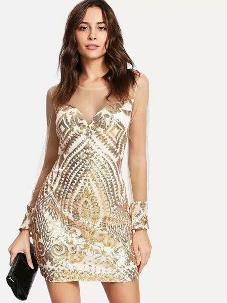 casual dresses 2021 arrival women sequined mesh dress o-neck long sleeve vestidos celebrity evening party bodycon bandage, Black;gray
casual dresses 2021 arrival women sequined mesh dress o-neck long sleeve vestidos celebrity evening party bodycon bandage, Black;gray