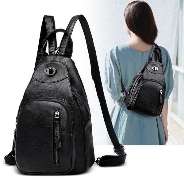 outdoor bags ladies shoulder bag women's soft leather solid backpacks for women street leisure backpack mochila feminina rucksack sac a
outdoor bags ladies shoulder bag women's soft leather solid backpacks for women street leisure backpack mochila feminina rucksack sac a
