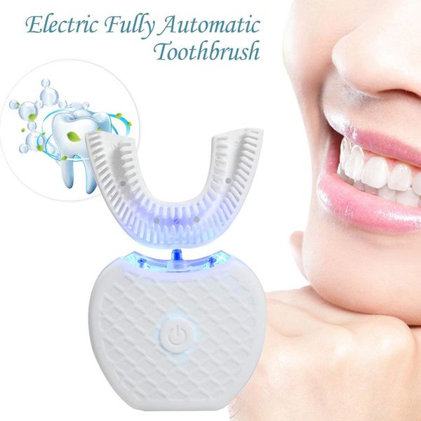 Automatic Electric Toothbrush U Type Electric Toothbrush Waterproof Silicone Toothbrush with Replacement Head and Charging Cabl
Automatic Electric Toothbrush U Type Electric Toothbrush Waterproof Silicone Toothbrush with Replacement Head and Charging Cabl