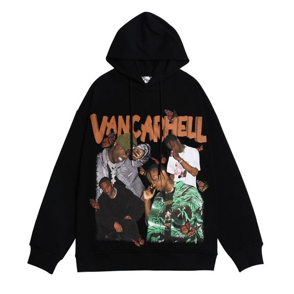 american rapper character print hoodie men's high street fashion hip hop oversize pullover, Black
american rapper character print hoodie men's high street fashion hip hop oversize pullover, Black