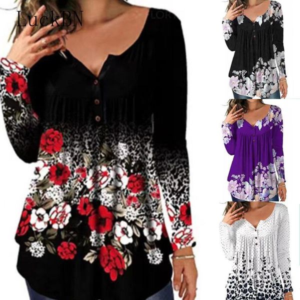 women's blouses & shirts 2021 autumn long sleeve elegant blouse women casual v-neck floral printed pullover ladies office shirt fashion, White
women's blouses & shirts 2021 autumn long sleeve elegant blouse women casual v-neck floral printed pullover ladies office shirt fashion, White