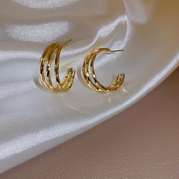 hoop & huggie minar minimalist multi designs metallic earrings for women gold color c shape korean fashion jewellery gifts, Golden;silver
hoop & huggie minar minimalist multi designs metallic earrings for women gold color c shape korean fashion jewellery gifts, Golden;silver