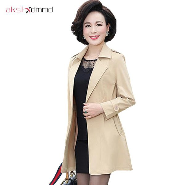 women's trench coats moyancasual clothes spring autumn plus size lady slim long coat middle-aged clothing female yr047, Tan;black
women's trench coats moyancasual clothes spring autumn plus size lady slim long coat middle-aged clothing female yr047, Tan;black