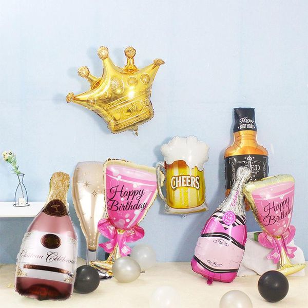 party decoration beer bottle wine glass balloon whiskey aluminium foil birthday summer wedding celebration supplies
party decoration beer bottle wine glass balloon whiskey aluminium foil birthday summer wedding celebration supplies