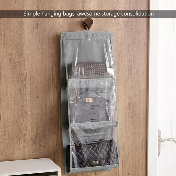 foldable hanging bag 6 pocket 3 layers folding shelf purse handbag organizer door sundry hanger storage closet boxes & bins
foldable hanging bag 6 pocket 3 layers folding shelf purse handbag organizer door sundry hanger storage closet boxes & bins