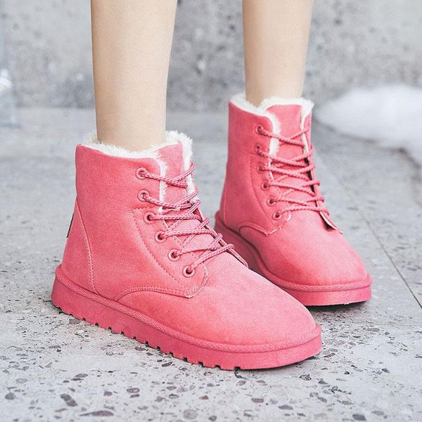boots winter warm shoes ladies flat ankle 2021 fashion women snow lace up fur plush suede comfort plus size footwear, Black
boots winter warm shoes ladies flat ankle 2021 fashion women snow lace up fur plush suede comfort plus size footwear, Black