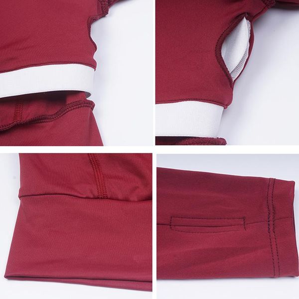 yoga outfits long sleeve t-shirt women sport gym wear finger cuff crop padded push up fitness bra cross back sportswear, White;red
yoga outfits long sleeve t-shirt women sport gym wear finger cuff crop padded push up fitness bra cross back sportswear, White;red