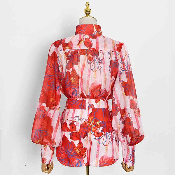 print casual two piece set for women stand collar long sleeve shirt high waist sashes shorts female sets 2021 tide, White
print casual two piece set for women stand collar long sleeve shirt high waist sashes shorts female sets 2021 tide, White