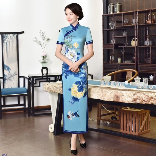 plus size 4xl women elegant chinese flower prined broadside cheongsam long satin short sleeve orientale banquet qipao, Red
plus size 4xl women elegant chinese flower prined broadside cheongsam long satin short sleeve orientale banquet qipao, Red