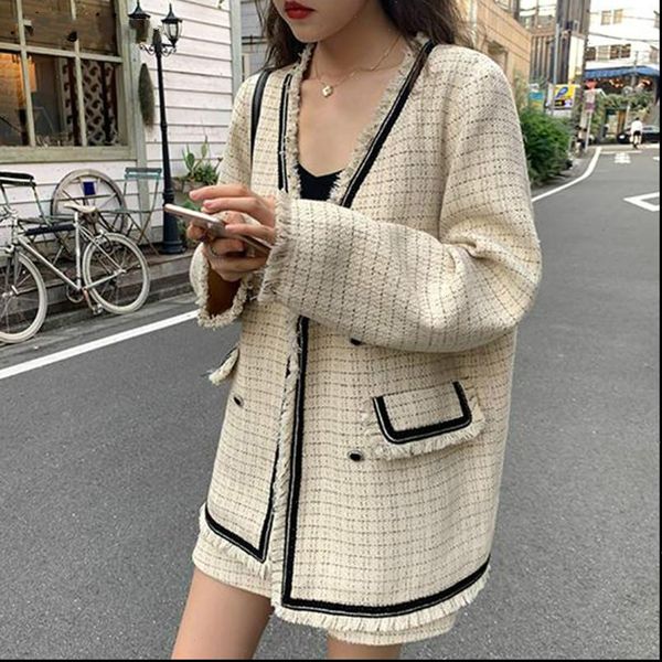 2 piece set plaid irregular womens tracksuits cropped fashion elegant short skirt all match office ladies chic mini bottom korean, Gray
2 piece set plaid irregular womens tracksuits cropped fashion elegant short skirt all match office ladies chic mini bottom korean, Gray