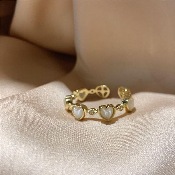 cluster rings mengjiqiao korean fashion design cute opal heart for women ladies adjustable finger knuckle girls jewelry, Golden;silver
cluster rings mengjiqiao korean fashion design cute opal heart for women ladies adjustable finger knuckle girls jewelry, Golden;silver