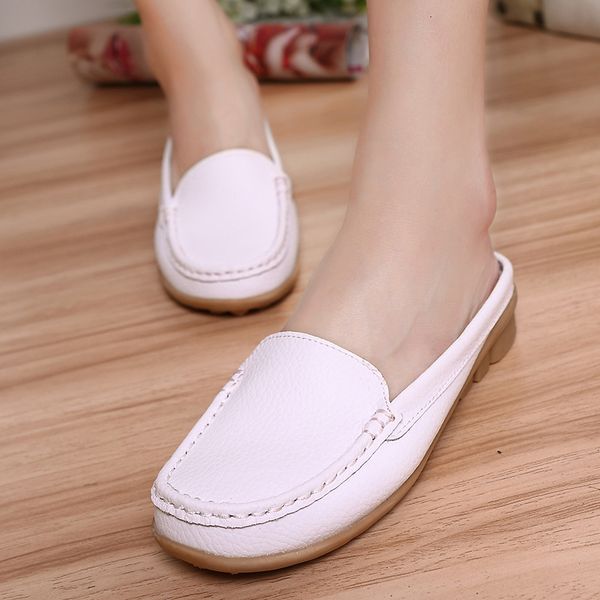luxury slippers baotou women's flat bottom leisure comfortable half slippers lazy color sho large size, Black
luxury slippers baotou women's flat bottom leisure comfortable half slippers lazy color sho large size, Black