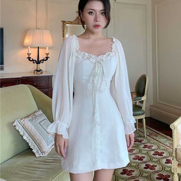casual dresses white elegant women bandage retro party mini office lady french designer korean women's clothing autumn qukr, Black;gray
casual dresses white elegant women bandage retro party mini office lady french designer korean women's clothing autumn qukr, Black;gray