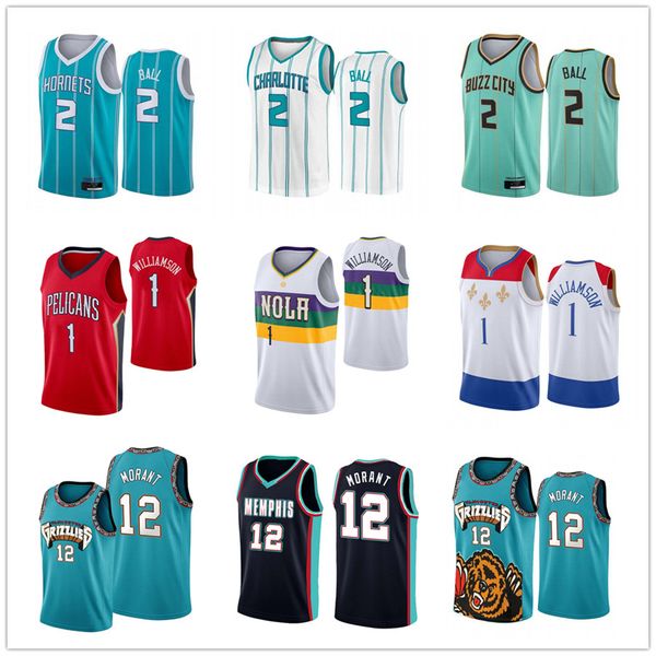 12 ja morant city basketball jersey men orleans pelicans zion 1 williamson charlotte hornets lamelo ball 2 s-xxl, Black;red
12 ja morant city basketball jersey men orleans pelicans zion 1 williamson charlotte hornets lamelo ball 2 s-xxl, Black;red
