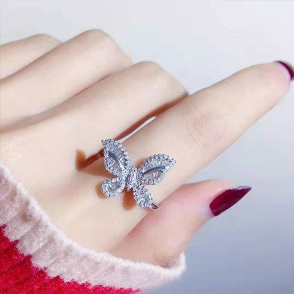 cluster rings fashion jewelry high-grade 925 sterling silver inlaid shiny zircon butterfly luxury wedding party ring for women, Golden;silver
cluster rings fashion jewelry high-grade 925 sterling silver inlaid shiny zircon butterfly luxury wedding party ring for women, Golden;silver