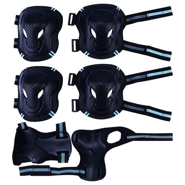 set children protective gear sports protectors for skateboarding cycling elbow & knee pads, Black;gray
set children protective gear sports protectors for skateboarding cycling elbow & knee pads, Black;gray