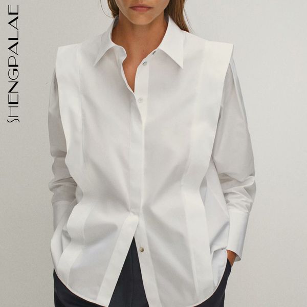 women's blouses & shirts minimalist blouse spring lapel loose single breasted patchwork long sleeve simple shirt female 5c151 j7ya, White
women's blouses & shirts minimalist blouse spring lapel loose single breasted patchwork long sleeve simple shirt female 5c151 j7ya, White