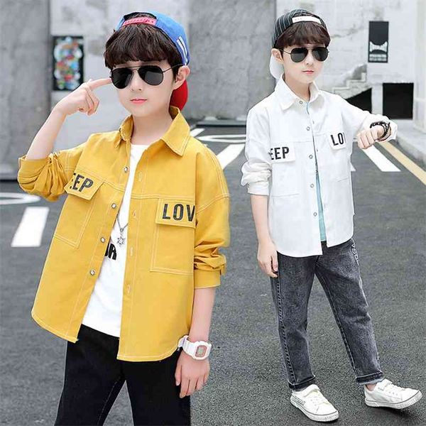 korean baby boys shirts casual spring long sleeve letter print autumn white coats children clothing teenage 10 12 15 years 210622, White;black
korean baby boys shirts casual spring long sleeve letter print autumn white coats children clothing teenage 10 12 15 years 210622, White;black