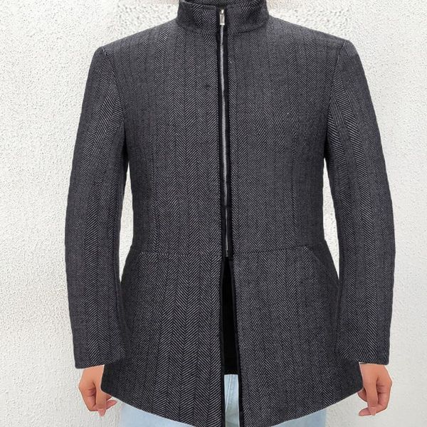 men's jackets plus size oversized tweed wool plaid jacket turtleneck long sleeve men coat windbreaker casual slim elegant split zipper, Black;brown
men's jackets plus size oversized tweed wool plaid jacket turtleneck long sleeve men coat windbreaker casual slim elegant split zipper, Black;brown