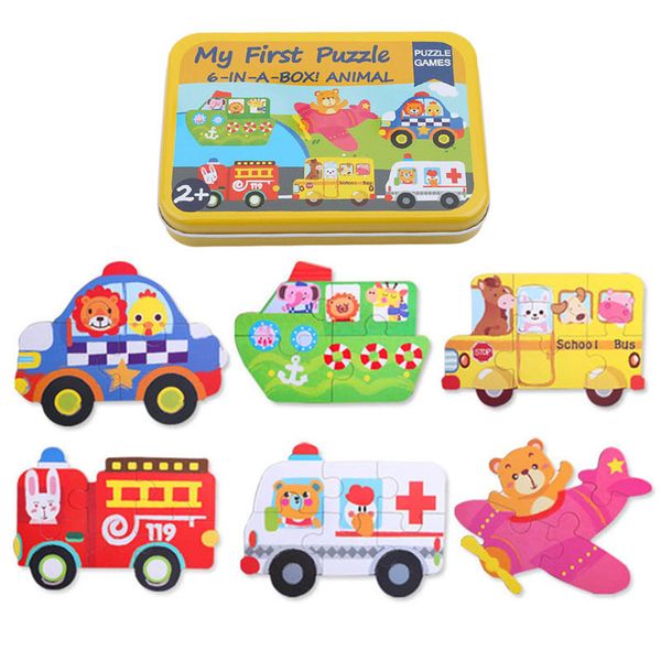 3D Puzzles Cards for Children Jigsaw Cartoon Metal Box Wood Puzzle Kids Wooden Toys Kids Montessori Educational Toys New
3D Puzzles Cards for Children Jigsaw Cartoon Metal Box Wood Puzzle Kids Wooden Toys Kids Montessori Educational Toys New