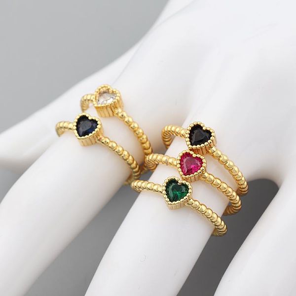 cluster rings fashion gold color pink crystal rainbow cz heart wedding for women luxury elegant zircon engagement jewelry gifts, Golden;silver
cluster rings fashion gold color pink crystal rainbow cz heart wedding for women luxury elegant zircon engagement jewelry gifts, Golden;silver